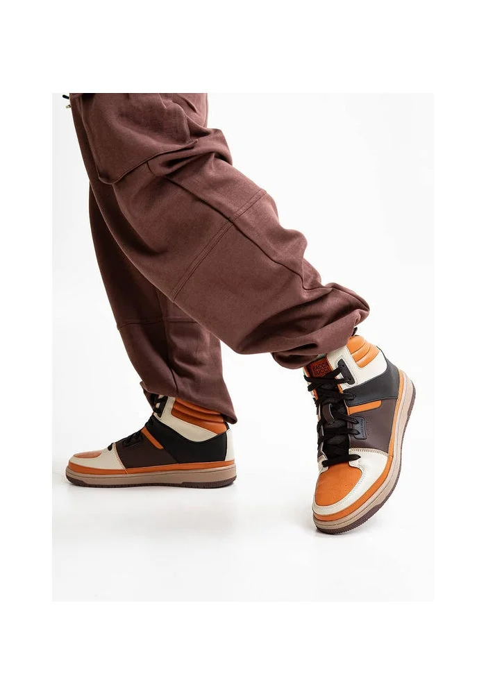 Bacca Bucci Caramel Gourmet Collection: High-Top Sneakers Inspired by Dessert Indulgence for Men | Best Price UAE